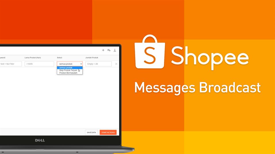Broadcast Chat Shopee